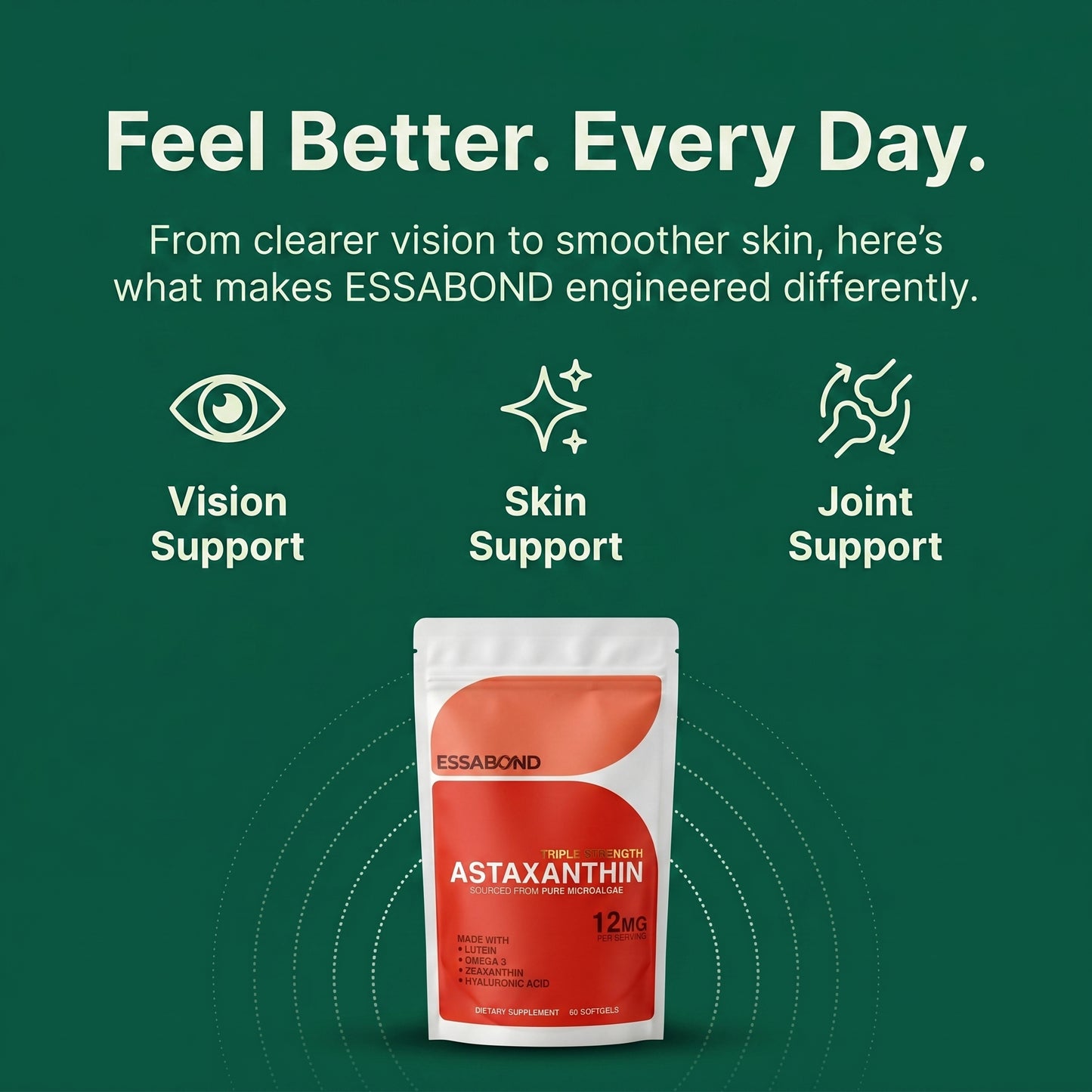 Astaxanthin 12mg Softgels