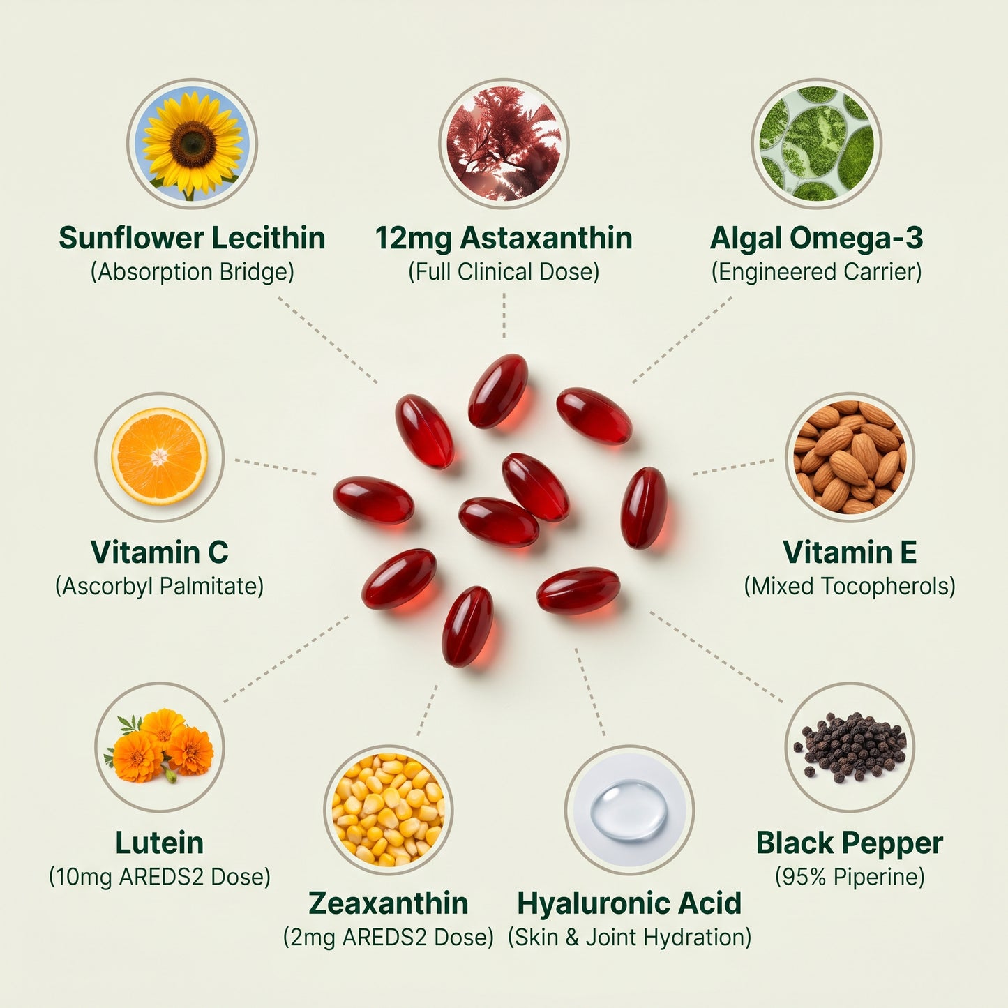 Astaxanthin 12mg Softgels